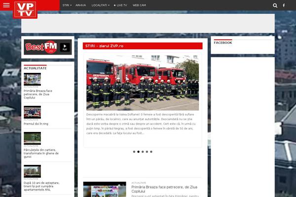 Flex Mag theme site design template sample