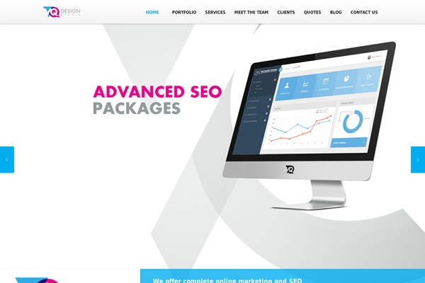 Scroller theme site design template sample