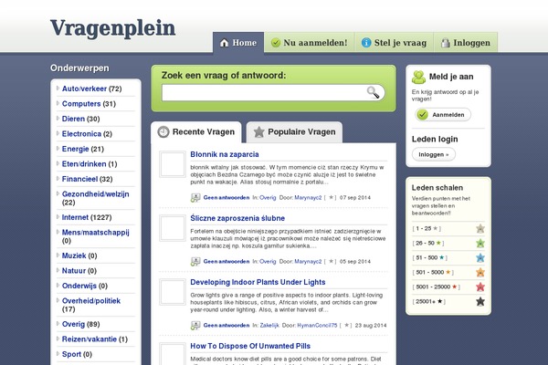 Instant-qa theme site design template sample