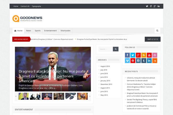 Goodnews 5.5 theme site design template sample