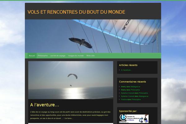 Travelify theme site design template sample