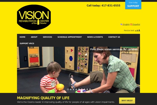 Site using font-resizer plugin