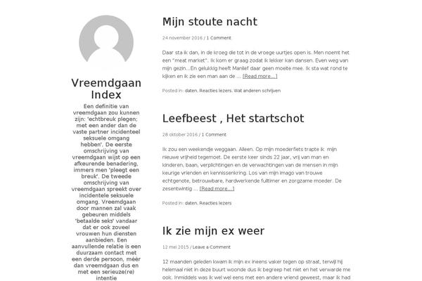 Me theme site design template sample