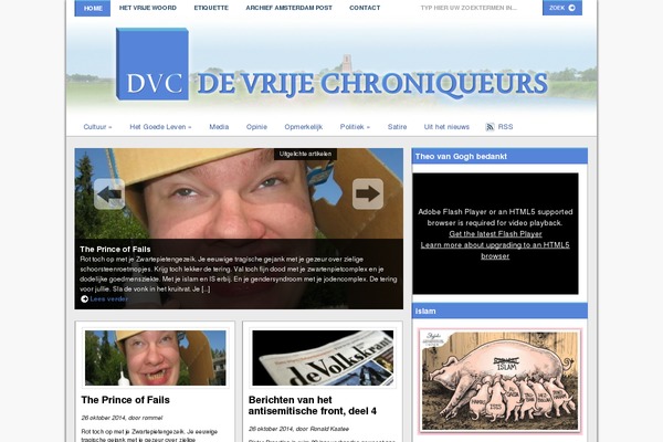 vrijechroniqueurs.nl site used Magnitude