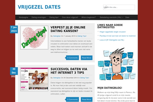 vrijgezel-dates.nl site used GreenChili