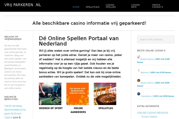 vrijparkeren.nl site used Adm-theme