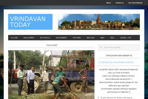 Site using Widget Post Slider plugin
