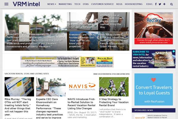 Top News theme site design template sample