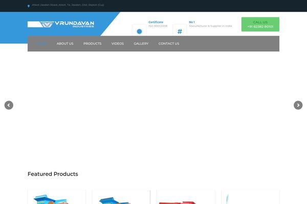 Industrial-child theme site design template sample