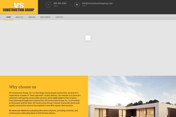 Brick theme site design template sample