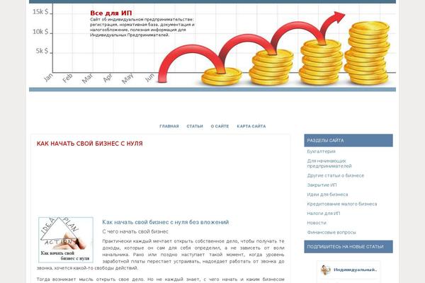 Site using Smooth Scroll Up plugin