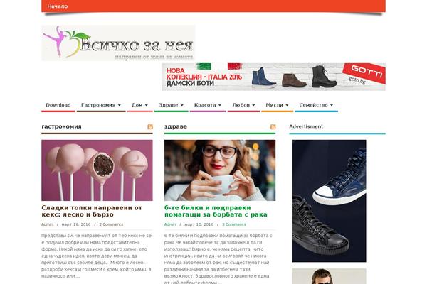 MesoColumn theme site design template sample