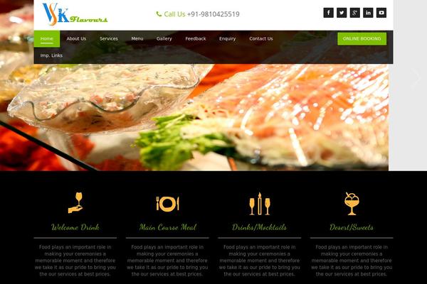 vskflavours.com site used Foodeez