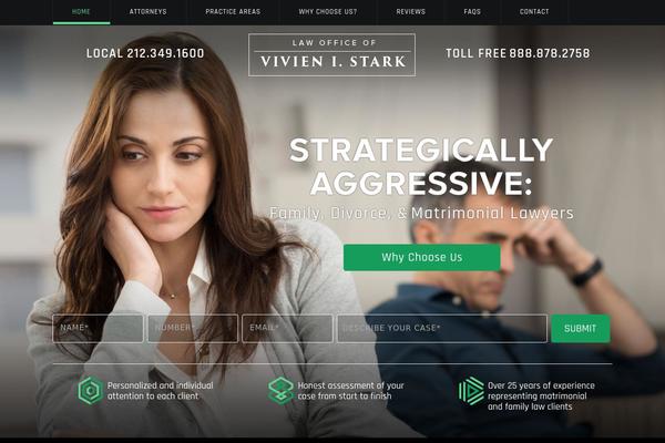 Stark theme site design template sample