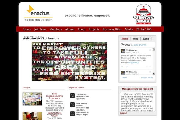vsuenactus.org site used Enactus