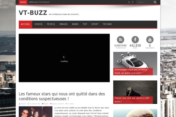 Frontpage theme site design template sample