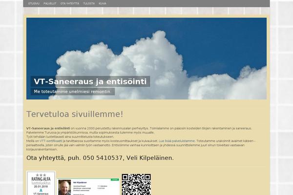 Virtue-child theme site design template sample
