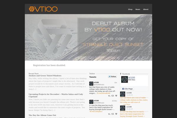 Gather theme site design template sample