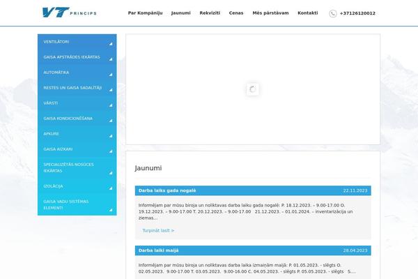 vtprincips.lv site used Bloga