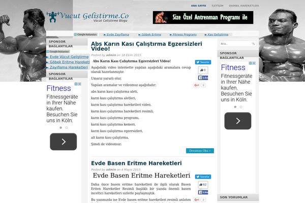 Blue News theme site design template sample