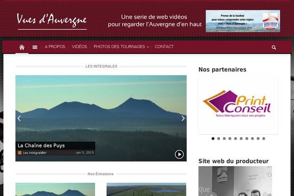 Magazin theme site design template sample