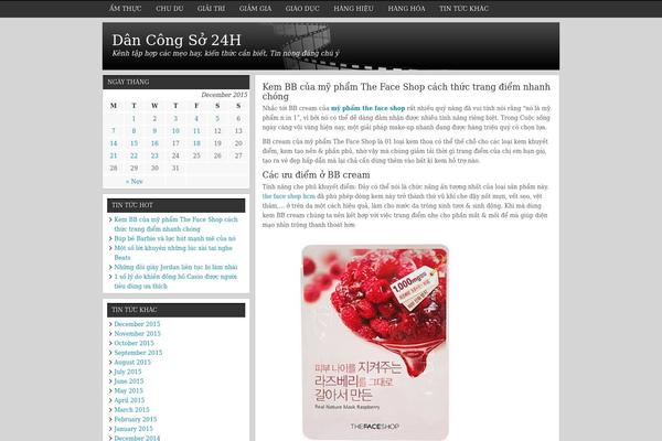 EXPOSE theme site design template sample