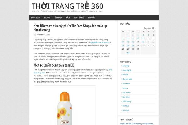 News theme site design template sample