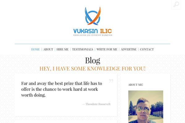 BuzzBlog theme site design template sample