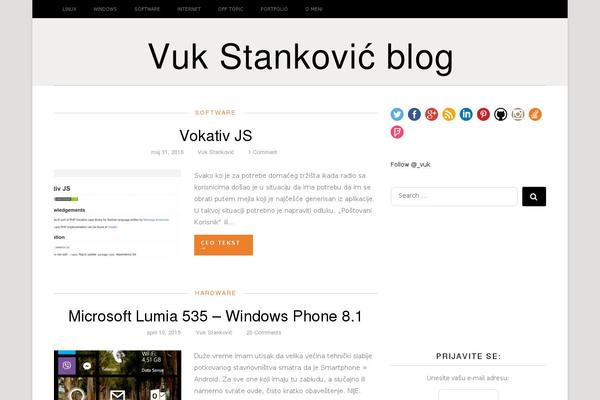 Cassie theme site design template sample