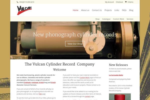 vulcanrecords.com site used Childuikittheme