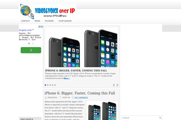 Newscast theme site design template sample