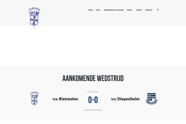Soccerclub-child theme site design template sample