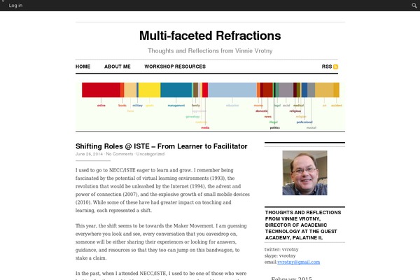 Site using Edublogs-icons plugin