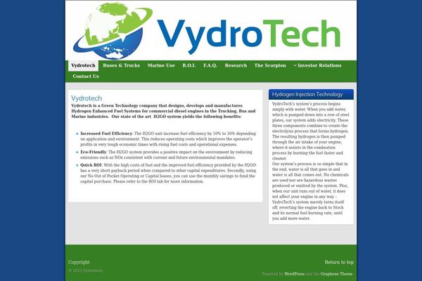 Graphene theme site design template sample
