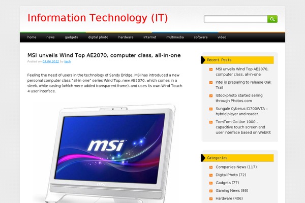 Major Media theme site design template sample