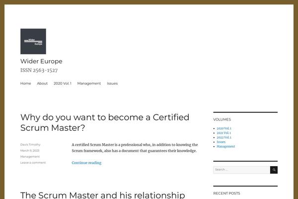 Twenty Sixteen theme site design template sample