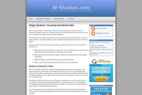 Contempt theme site design template sample