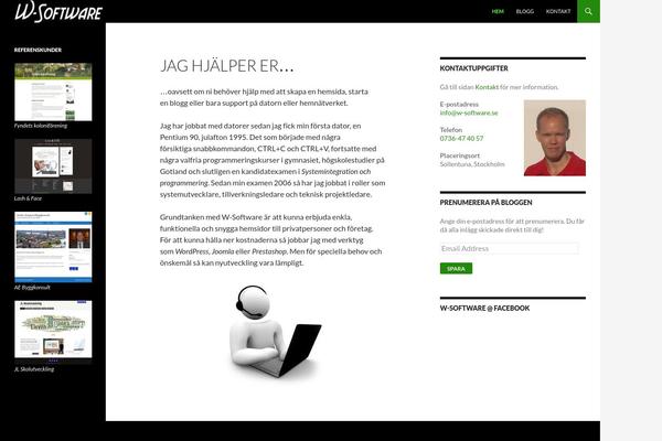 Twenty-fourteen-child theme site design template sample