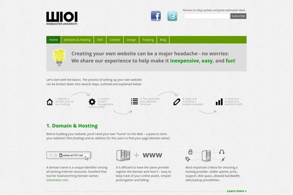 w101.net site used Sensei