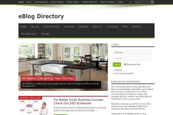 Cp theme site design template sample