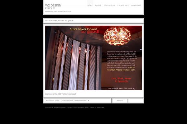Nishita theme site design template sample