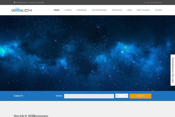 Hostmev2-child theme site design template sample