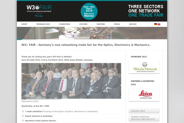 W3 theme site design template sample