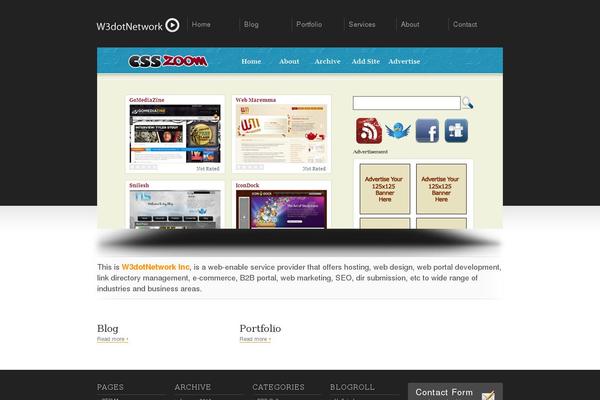 Display theme site design template sample