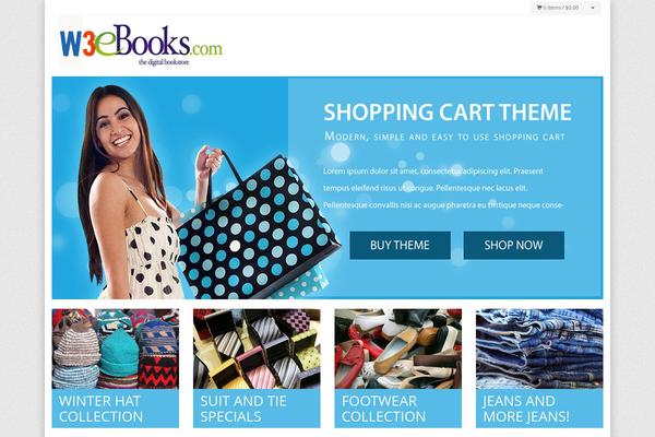 St theme site design template sample