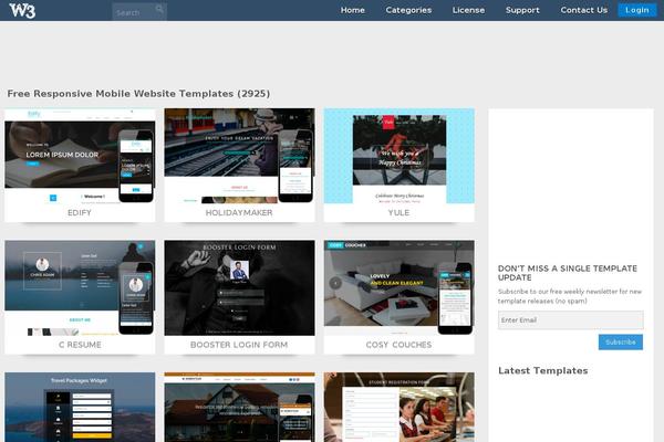 w3layout.com site used W3layouts
