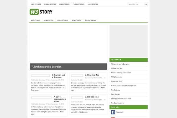 Channel theme site design template sample