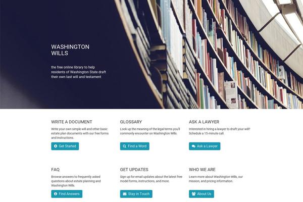 wa-wills.com site used Customized