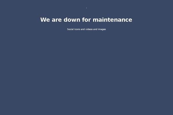 Site using Maintenance Mode plugin