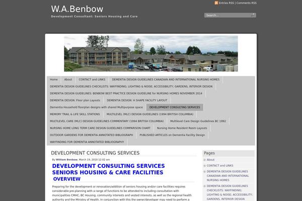 Panorama theme site design template sample